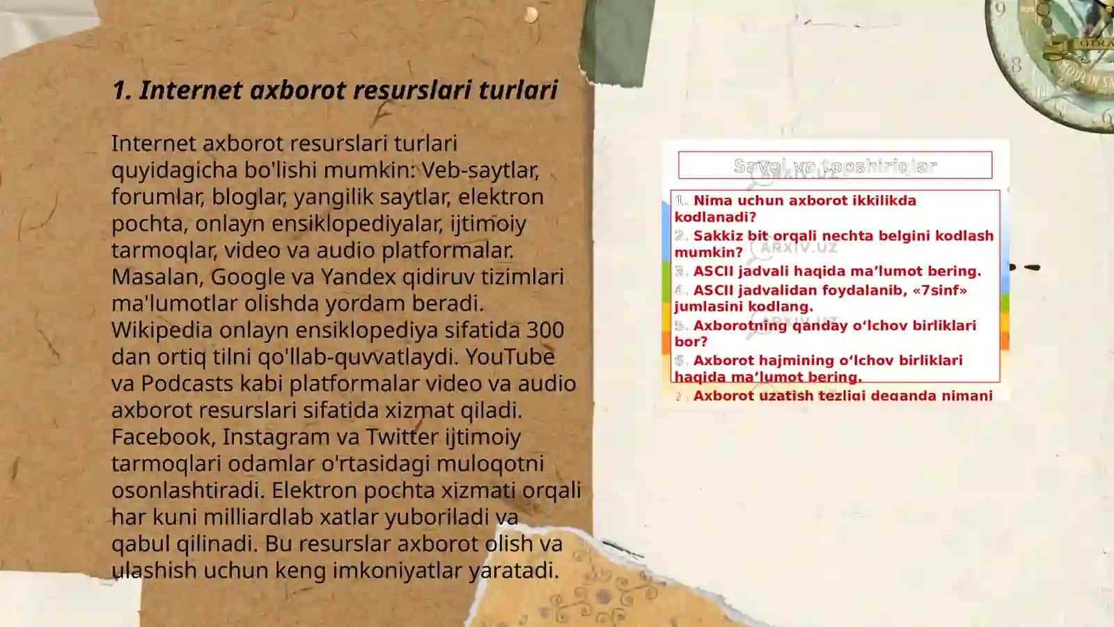 Internet axborot resuslari turlari 3