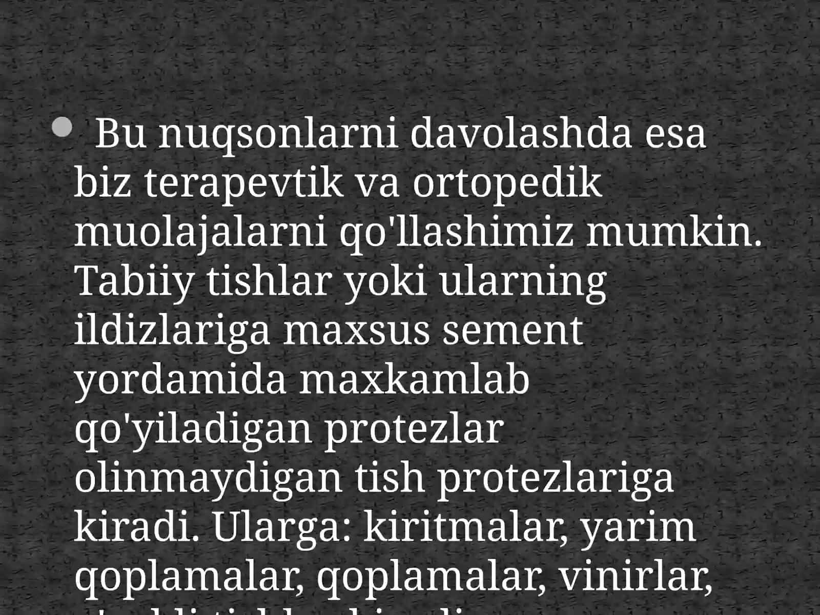 Tishcharxlash usullari 3