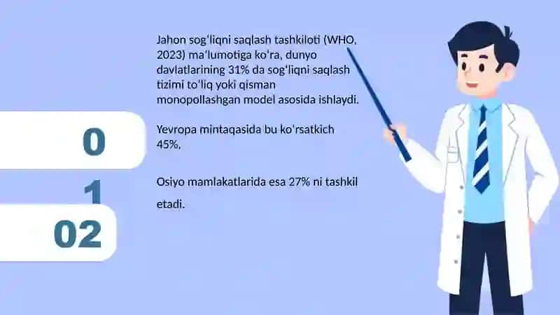 Sogʻliqni saqlashning monopollashgan davlat modeli 3