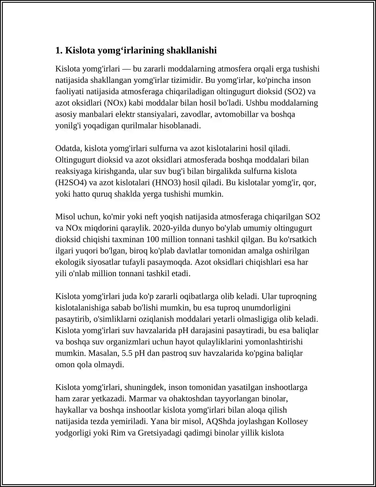 KISLOTALI YOMĢIRLAR VA UNING ATROF MUHITGA TASIRI 3