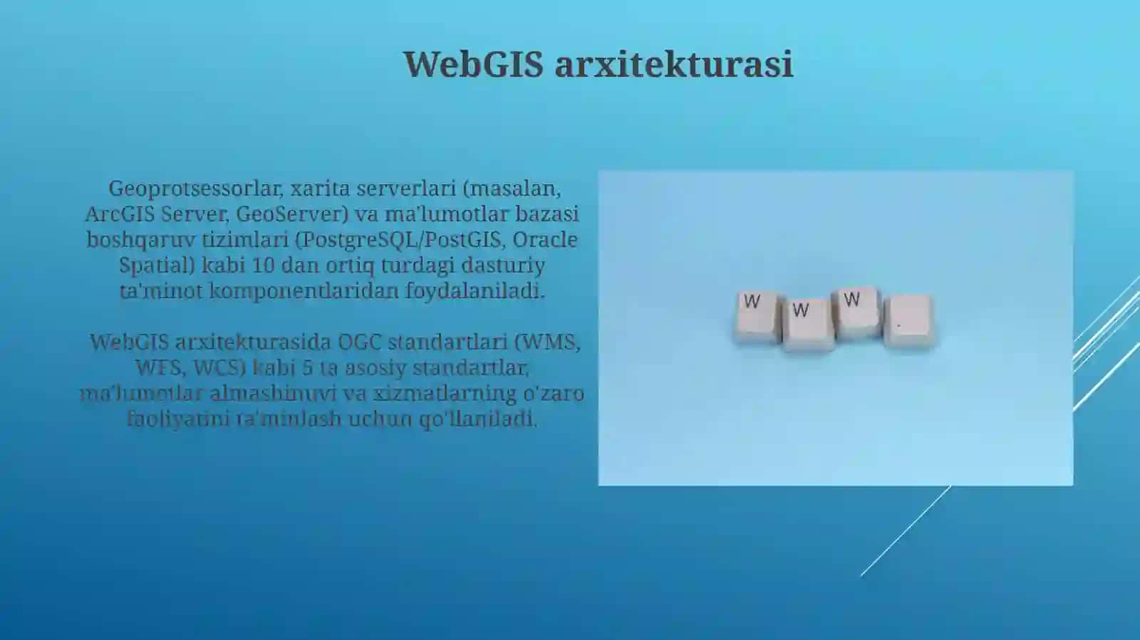 WebGIS tòģrisida ma'lumot 3