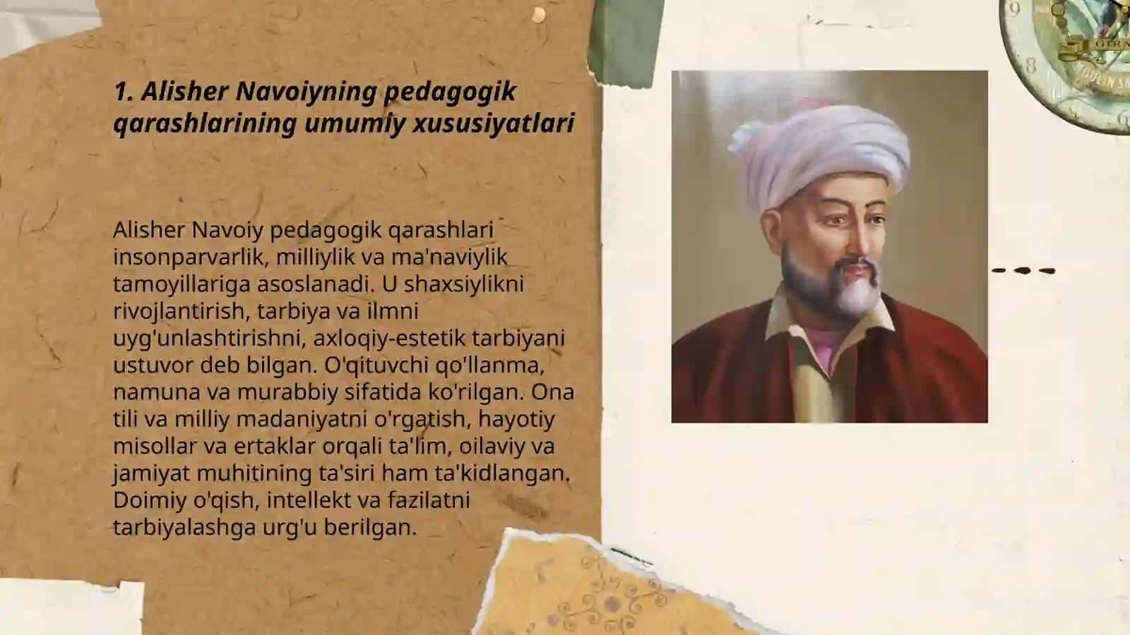 Alisher Navoiy pedagogik qarashlari 3