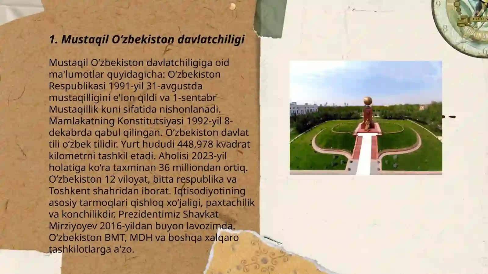 Mustaqil Oʻzbekiston davlatchiligi 3