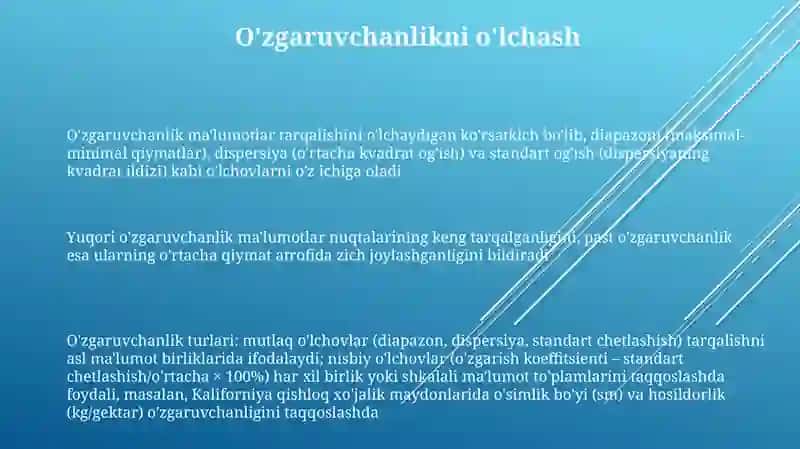 Ozgaruvchanlik va uning xillari 3