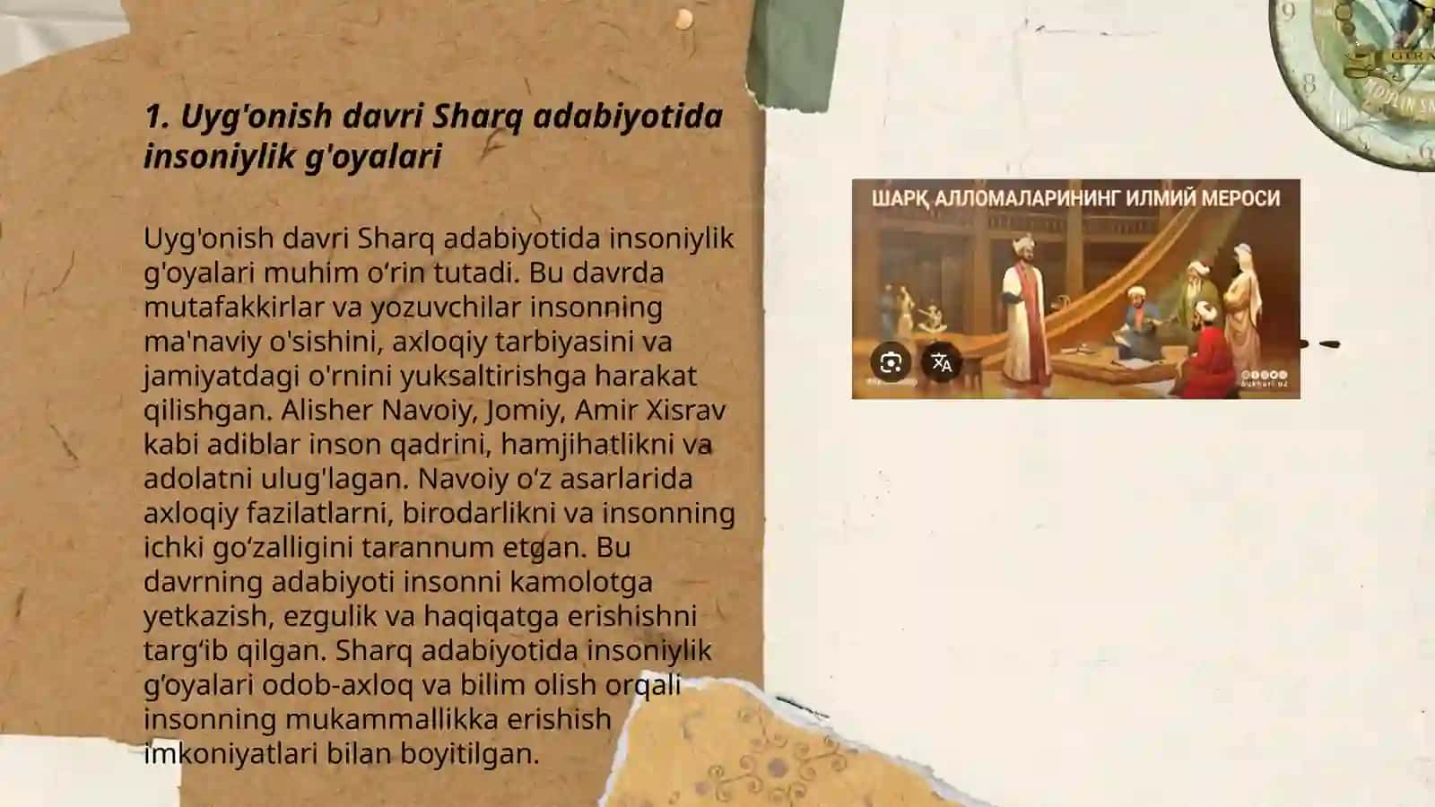 Uyg'onish davri Sharq adabiyoti 3