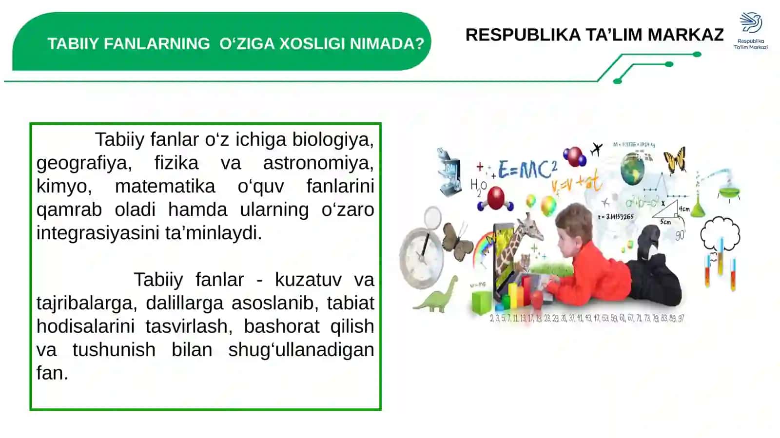 1-4 SINFLAR TABIIY FANLAR PREDMETINI O‘QITISHNING METODIK XUSUSIYATLARI 3