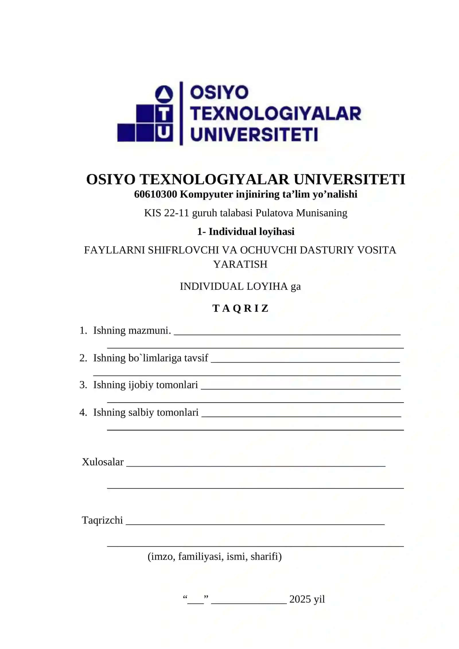 Fayllarni shifrlovchi va ochuvchi dasturiy vosita yaratish 3