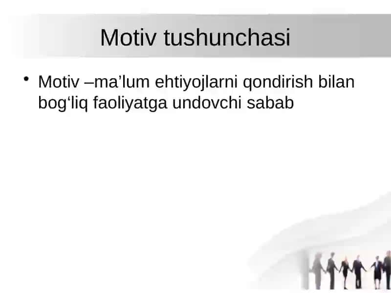 Motiv, Motivatsiya va Hissiyotning Namoyon Bo‘lishi 3
