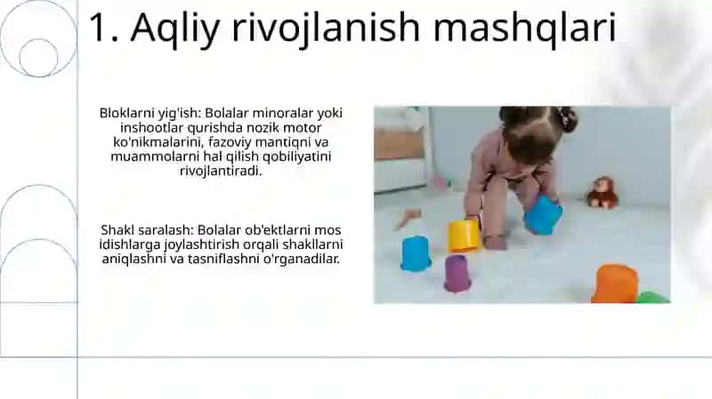 Umumrivojlantiruvchi mashqlar buyumlar bilan (bolalar uchun) 3