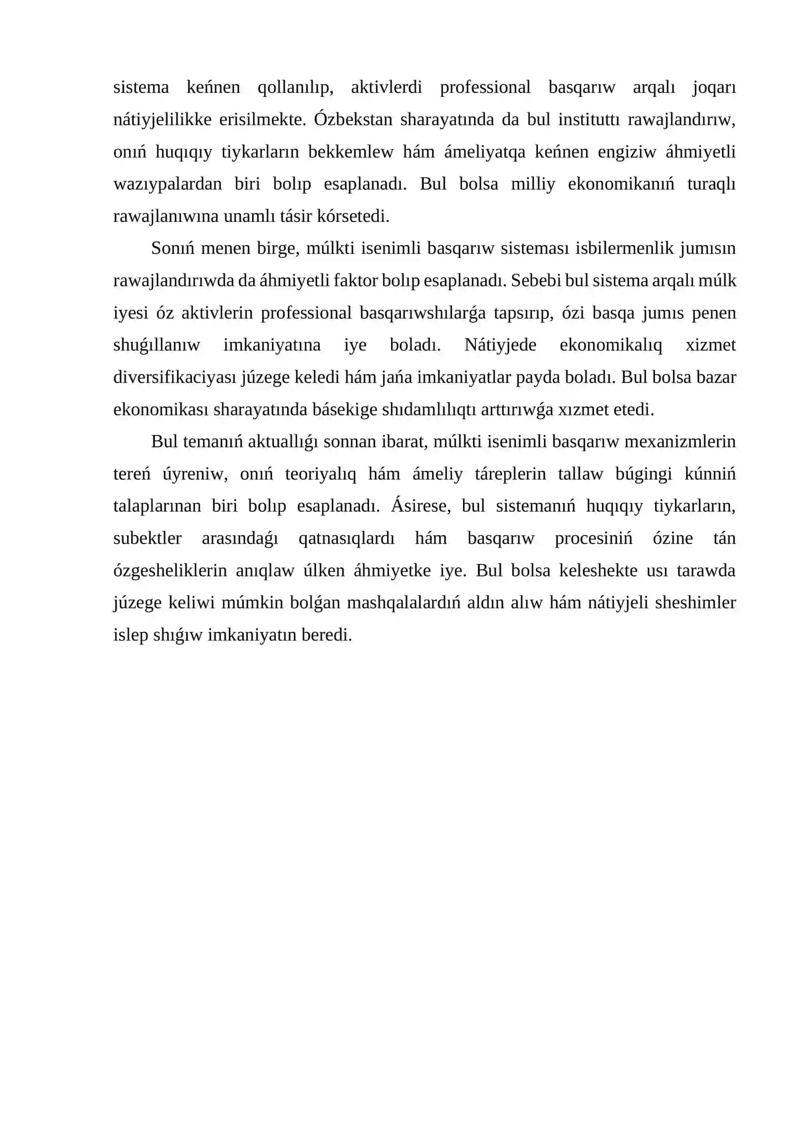 Múlkti isenimli basqarıwdıń ulıwma qaǵıydaları 3