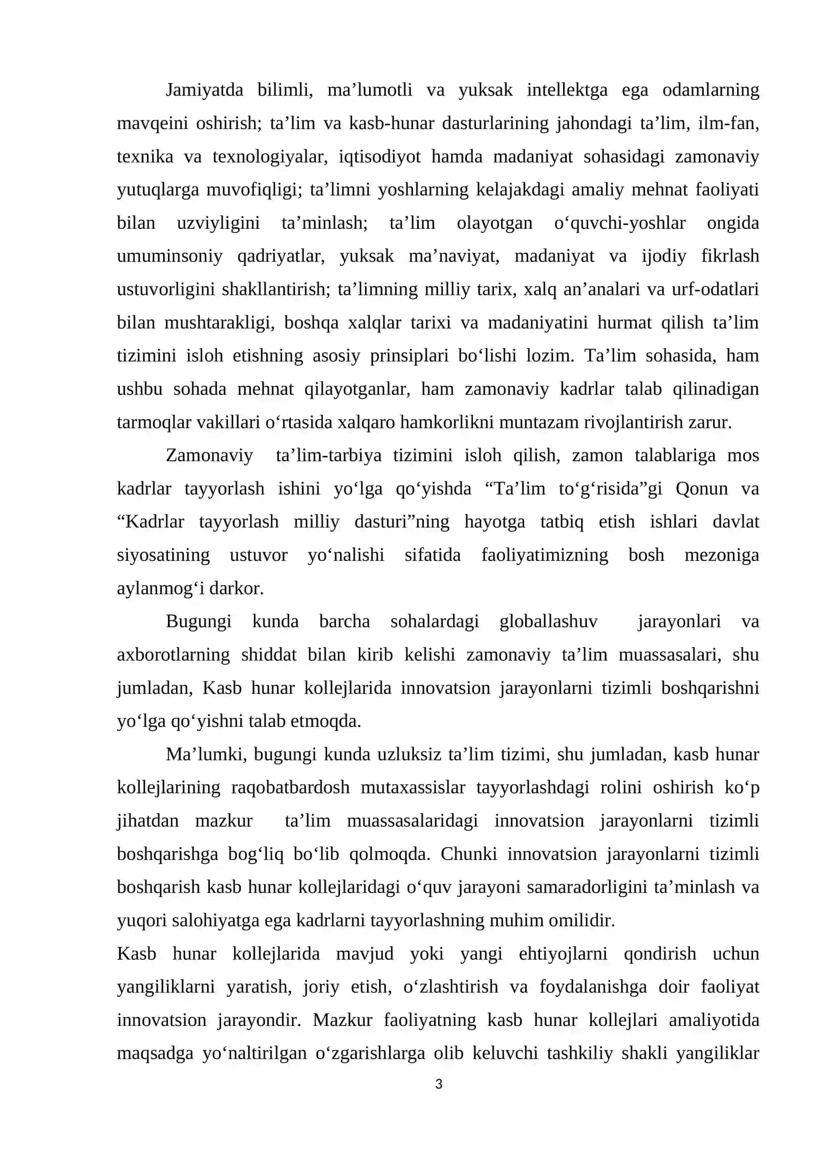 Ta'lim jarayonida interfaol metodlardan foydalanish 3