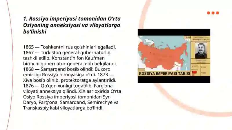 O'rta Osiyoning Rossiya imperiyasi boshqaruvi davridagi tarixiy geografiyasi 3