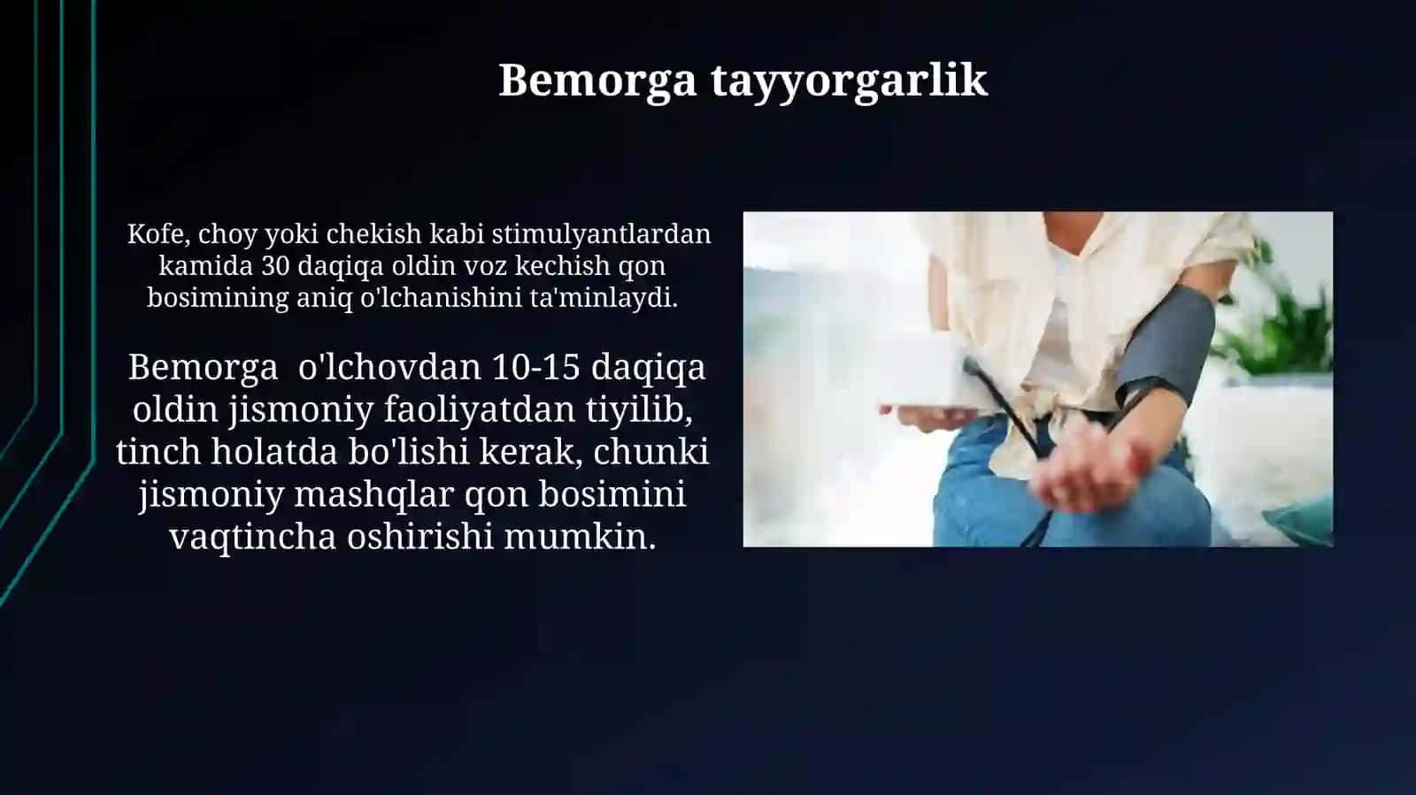Arteryal qonbosiminio’lchash 3