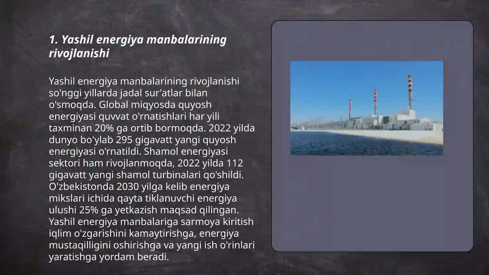 Elektr energiyasi bozoridagi innovatsiyalar va tahdidlar 3