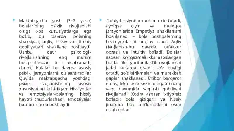 MAKTABGACHA YOSH DAVRIDA PSIXIK RIVOJLANISH XUSUSIYATLARI 3