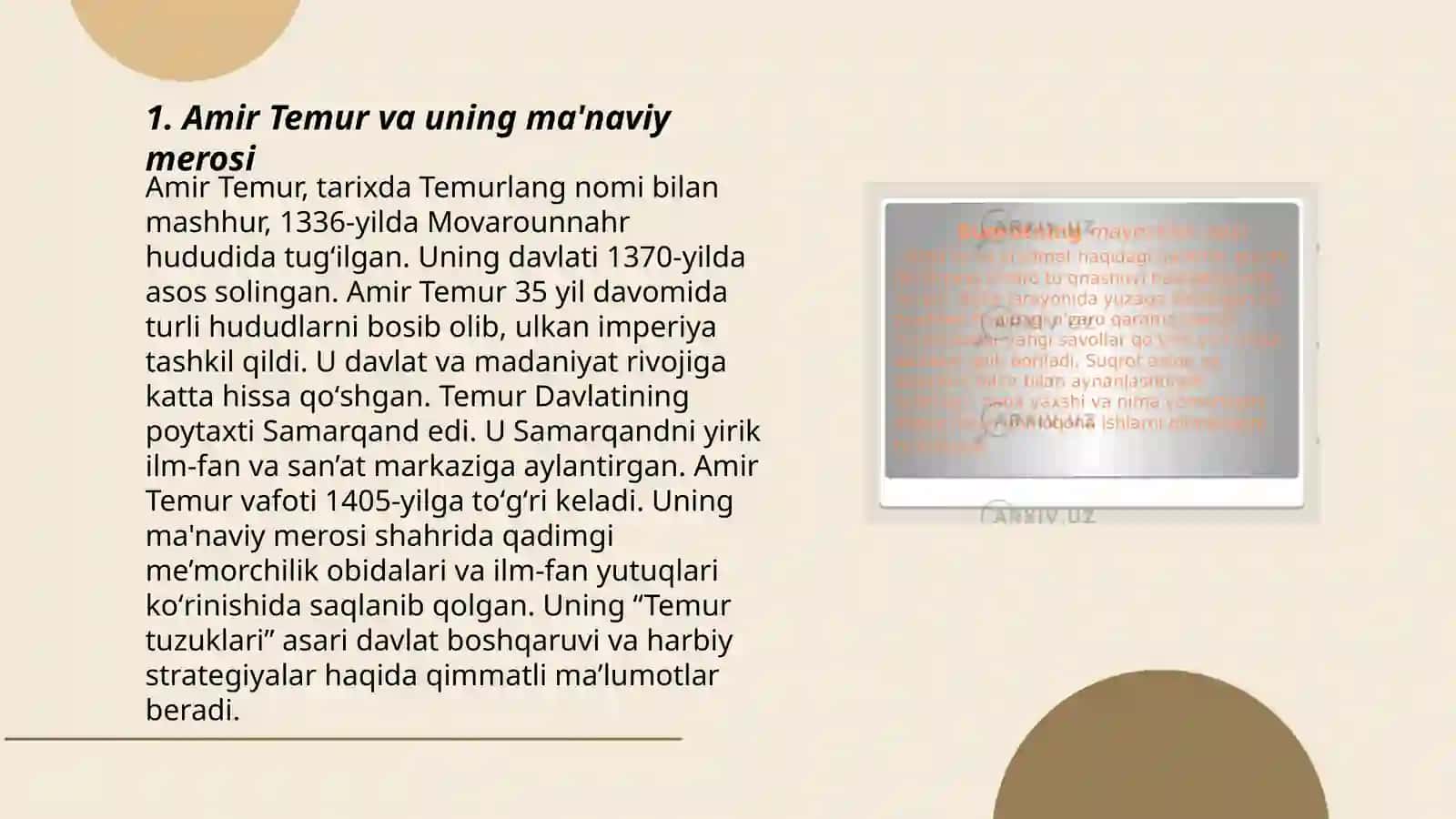 Amir Temur buyuk davlat arbobi 3