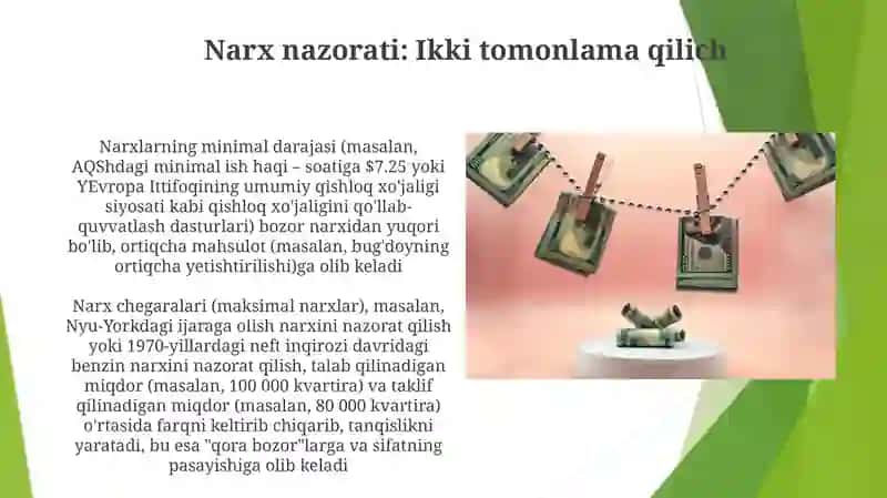 Narx Limitlari: Ta'siri va Oqibatlari 3
