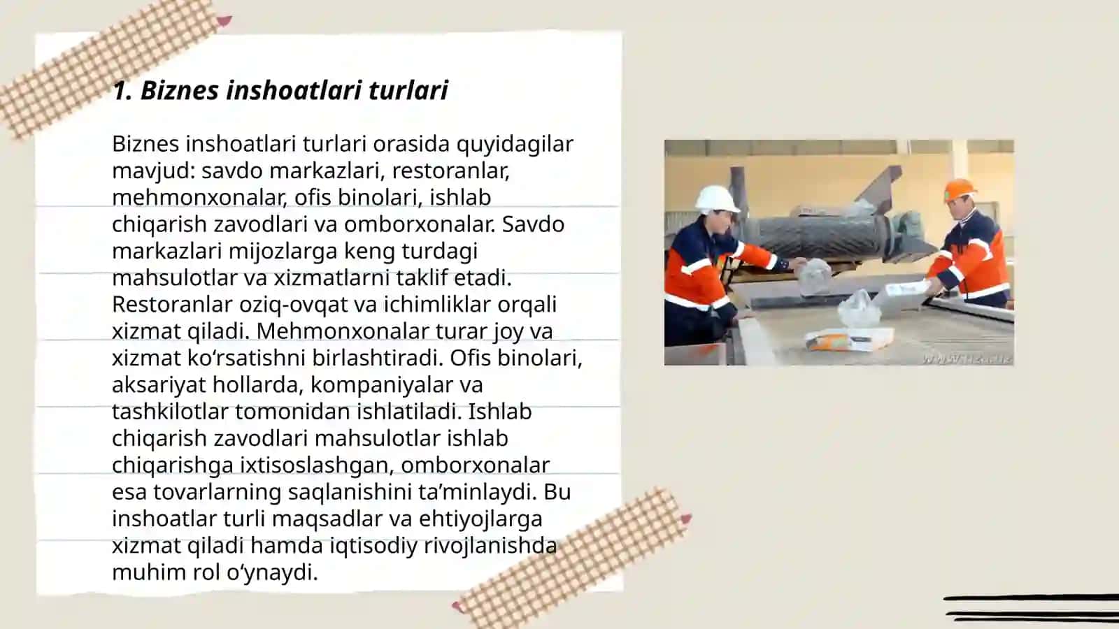 Biznes inshoatlari va ularni inavatsion infratuzilma tuzilmalarini rivojlantrish ahamyati 3