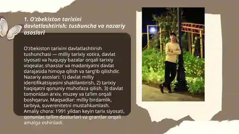 Oʻzbekiston tarixini davlatlashtirish masalasi 3