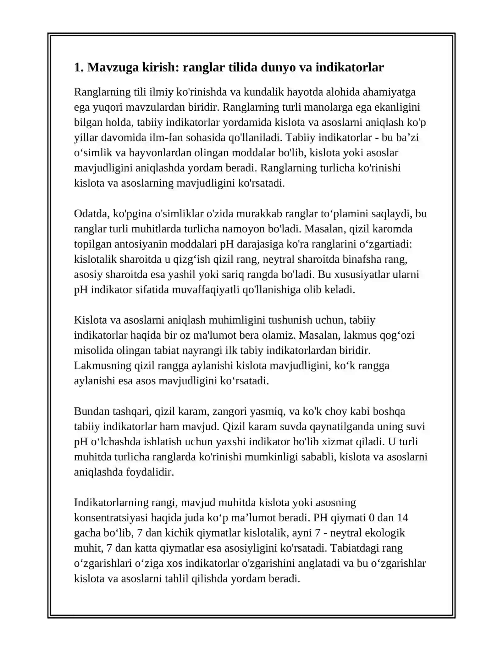 Ranglar TILIDA DUNYO 3