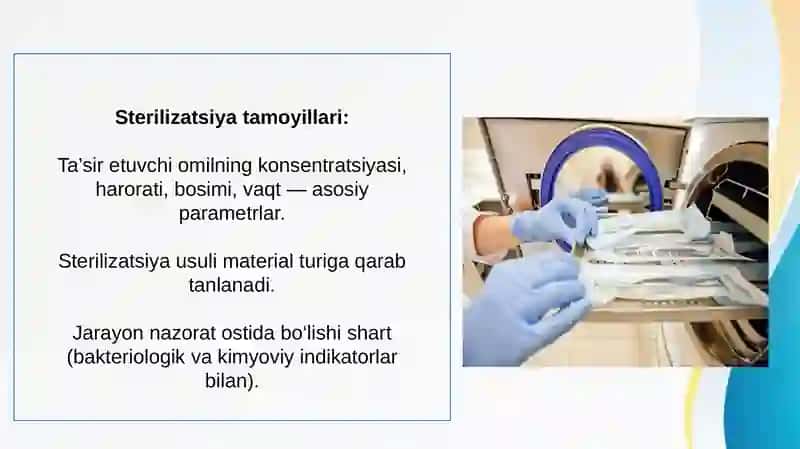 Tibbiyotda zamonaviy sterilizatsiya usullari 3