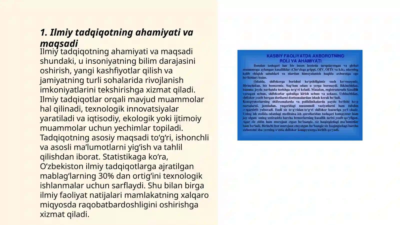 Ilmiy tadqiqot va tajriba konstruktorlik ishlari mohiyati va xususiyatlari 3