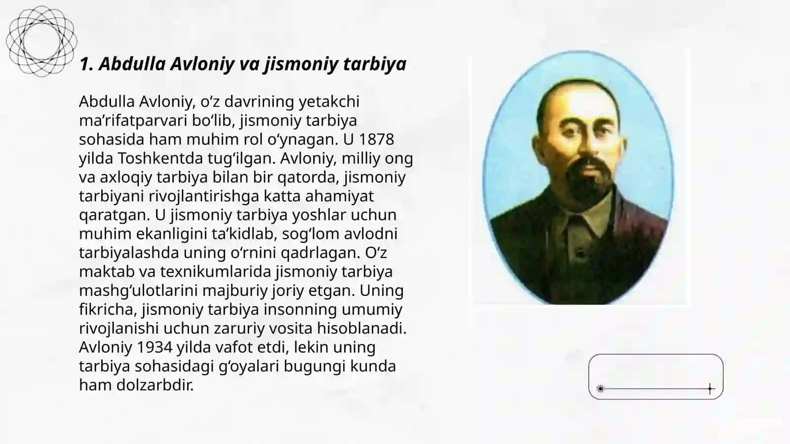 Abdulla Avloniy va Abdurauf fitratning jismoniy tarbiya to'risidagi fikrlari 3