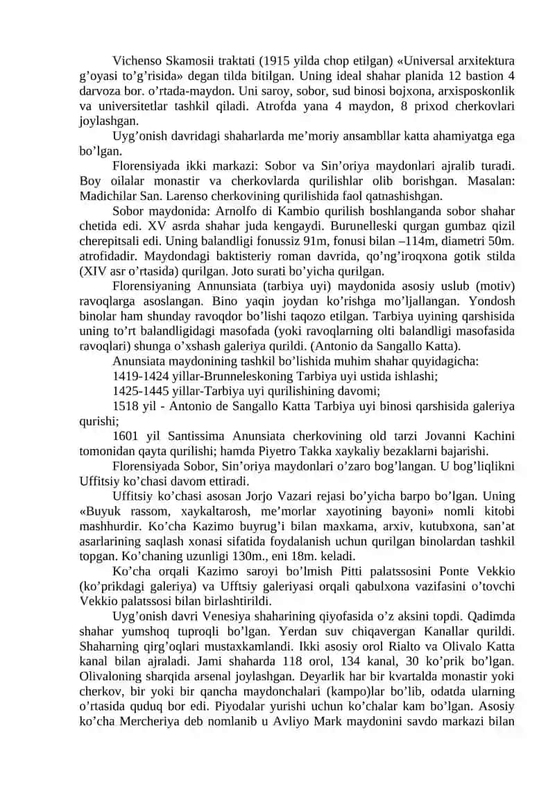 XVI-XVII Asrlar shaharsozligi 3