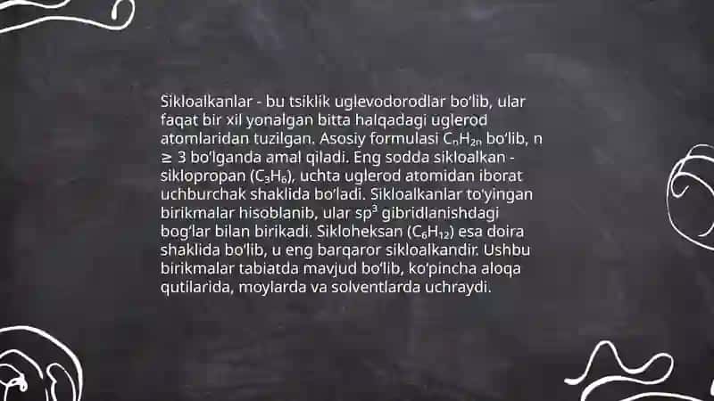 Sikloalkanlar 3