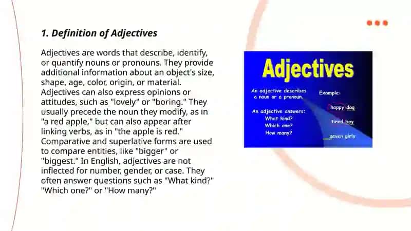 Adjective 3