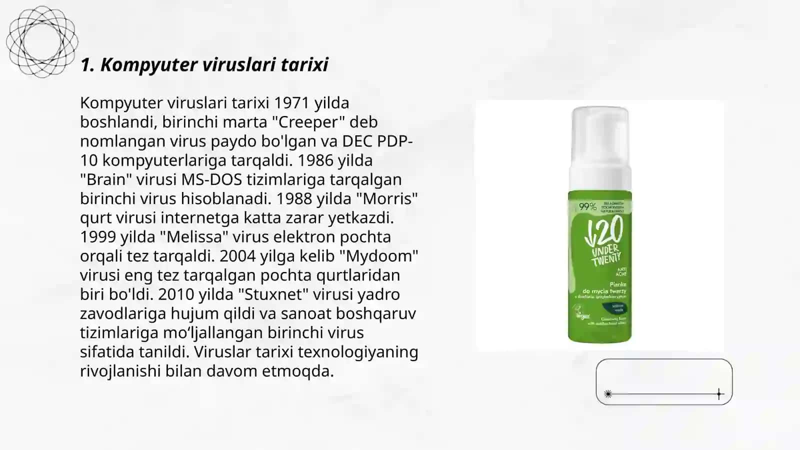 Kampyuter viruslari, turlari va unga doir misollar 3