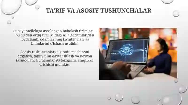 Sun'iy intellekt asosida baholash tizimlari 3
