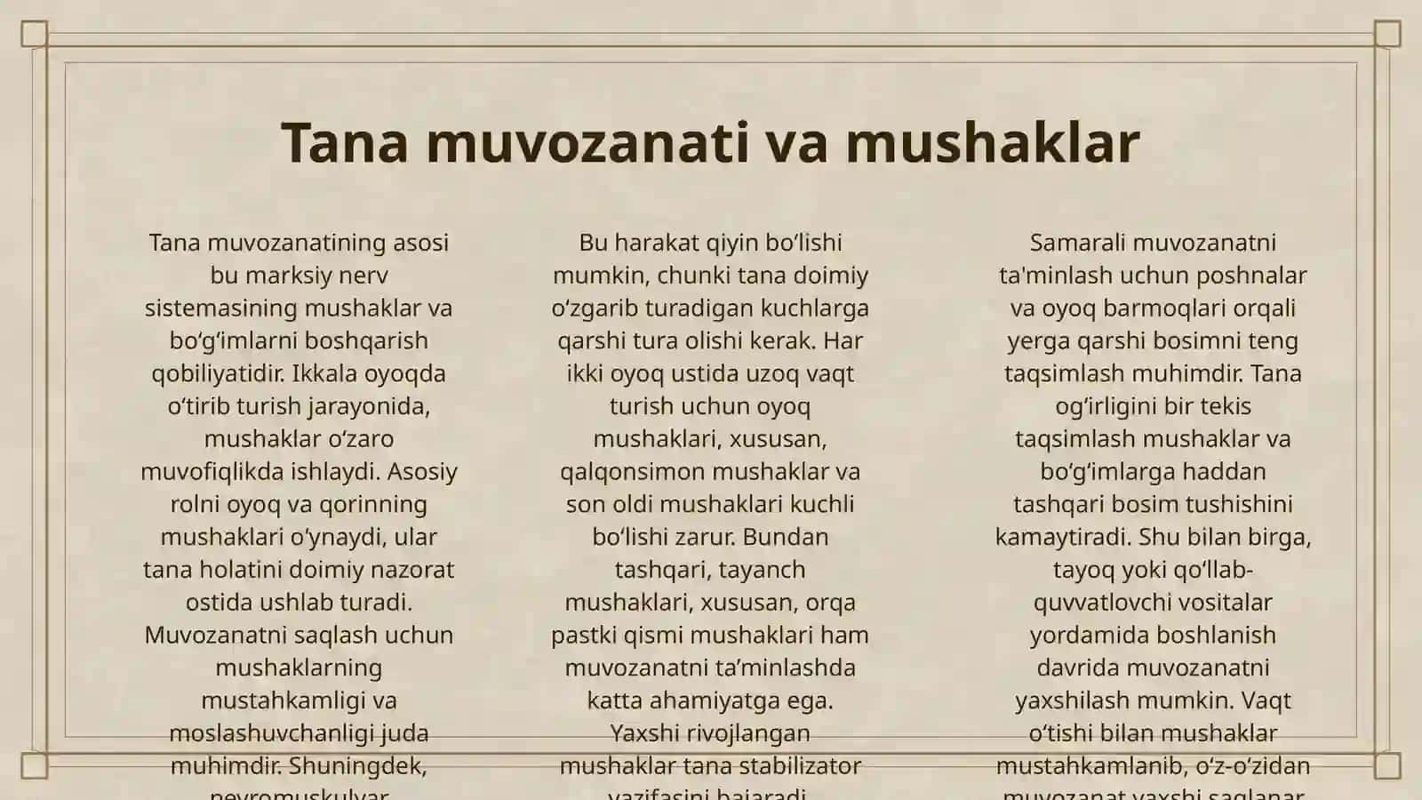 BIR DAQIQA DAVOMIDA IKKI OYOQDA O’TIRIB TURISH 3