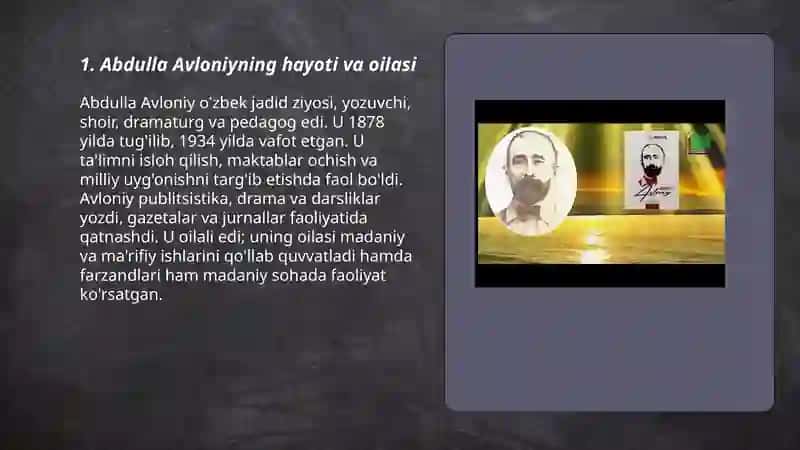 Abdulla Avloniyning hayoti va oilasi 3