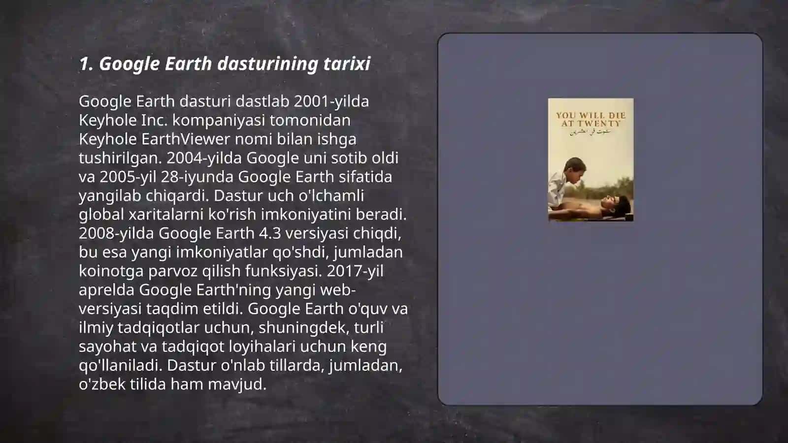 Google Earth dasturi haqida 3