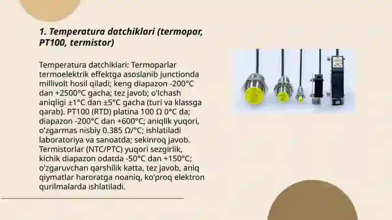 Olchash qurilmalari datchiklar 3