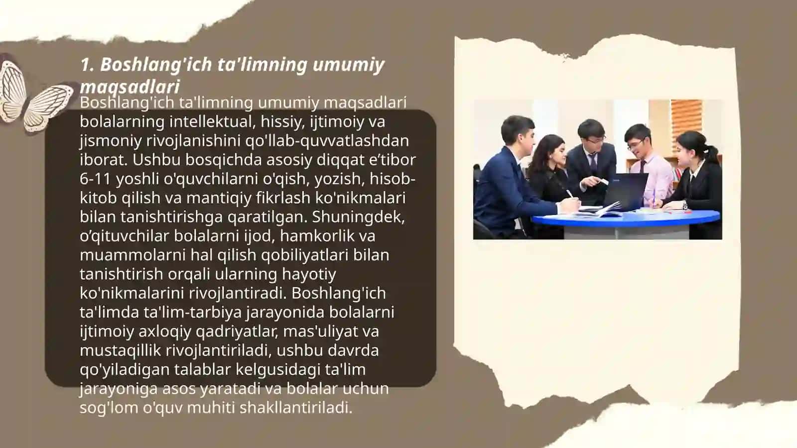 Boshlang'ich ta'limning maqsadlari 3