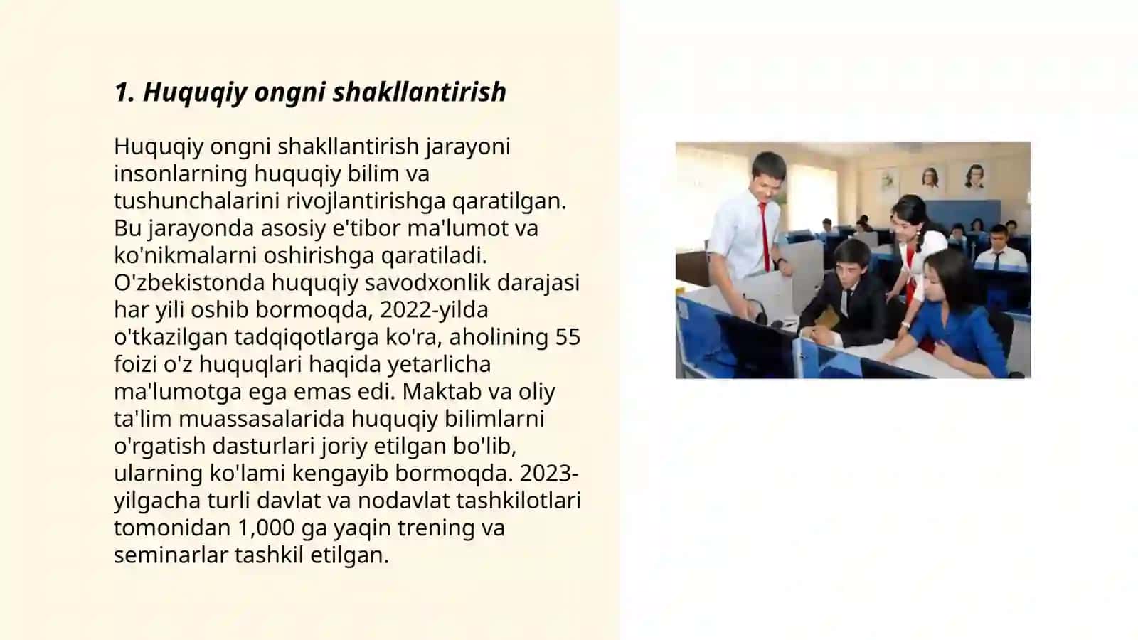 Huquqiy tarbiyaning asosiy yunalishlari 3