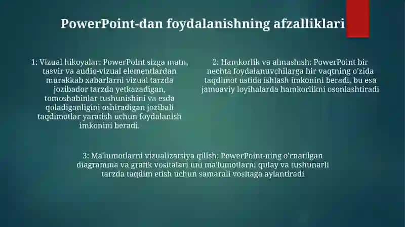 Kompyuterda Power Point Da Ishlash 3