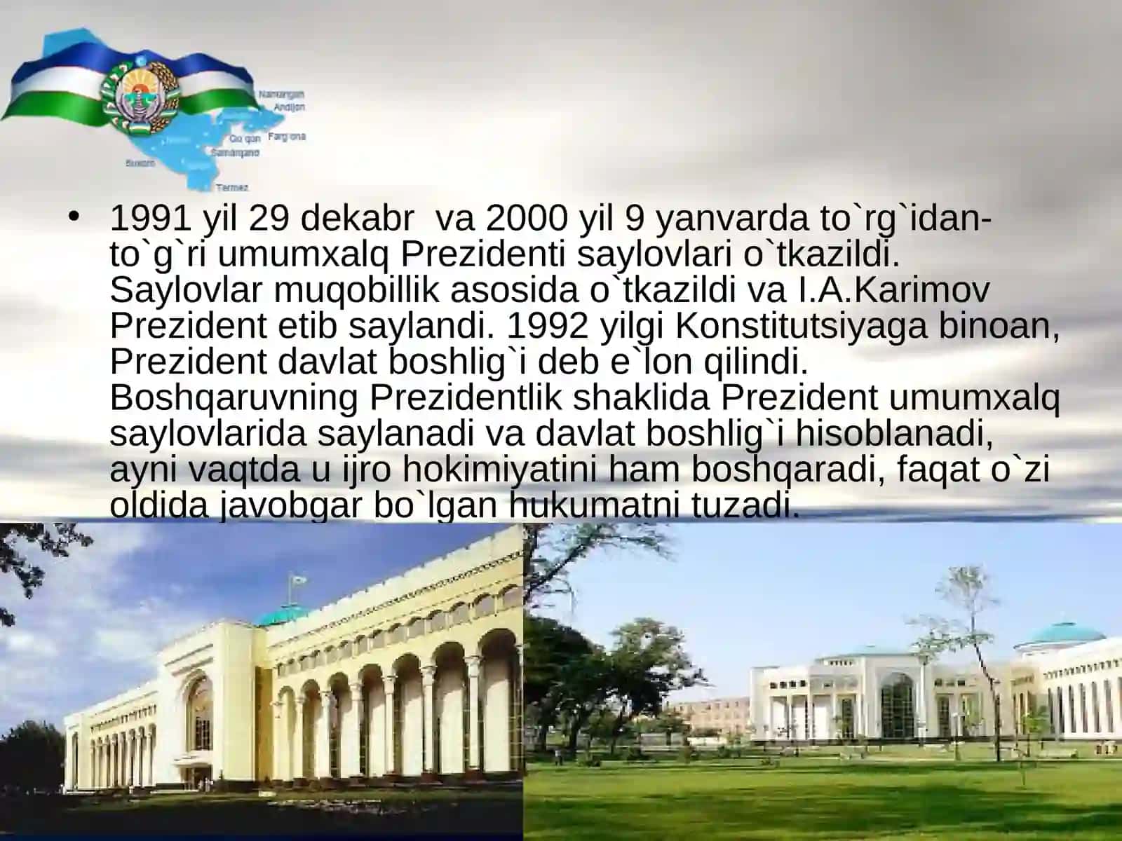 Konstitutsiyada O‘zbekiston Respublikasi Prezidenti maqomi 3