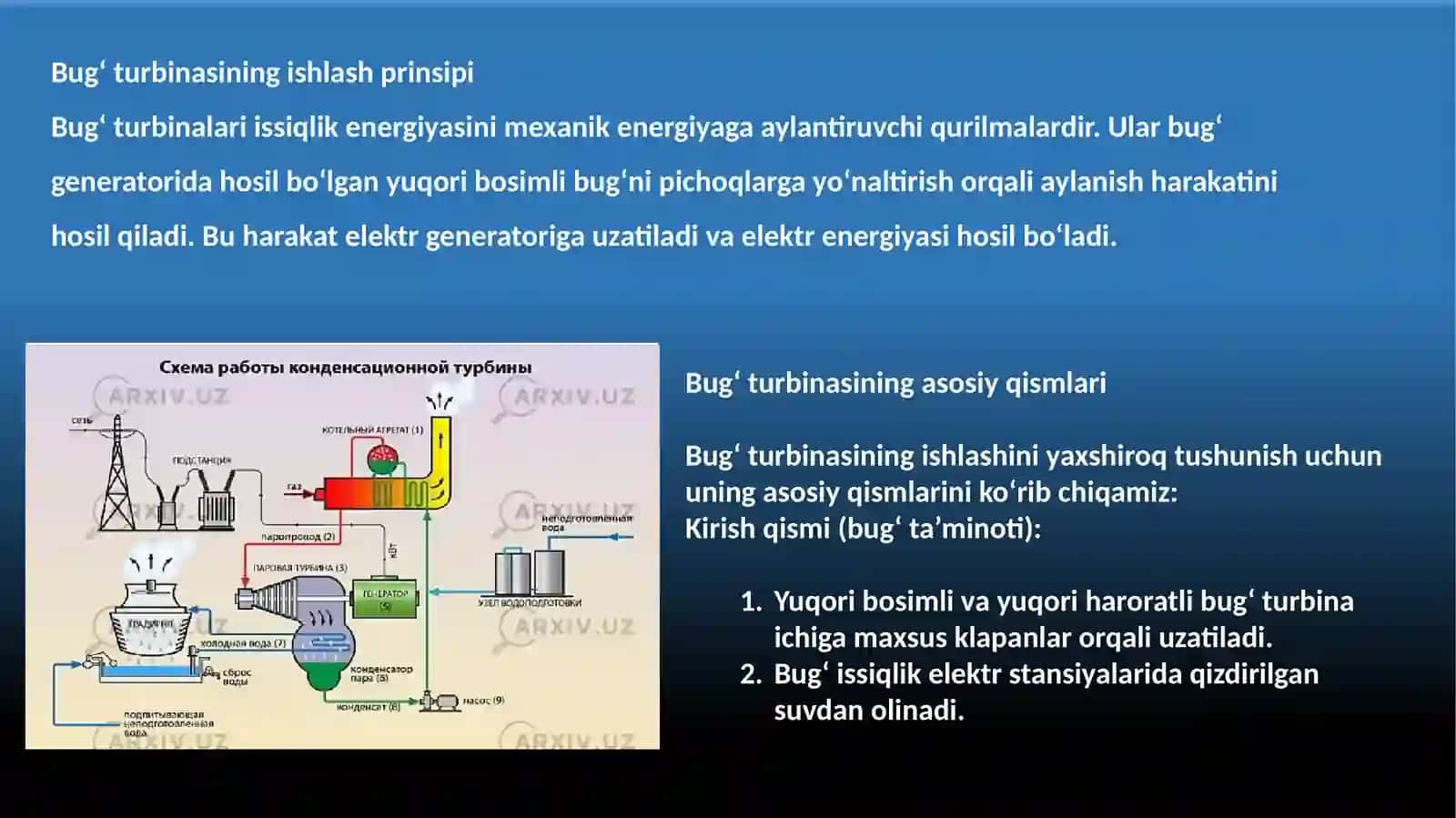 Bug‘turbinasiningbug‘sarfi,foydaliishkoeffitsientivaquvvatihisoblash 3
