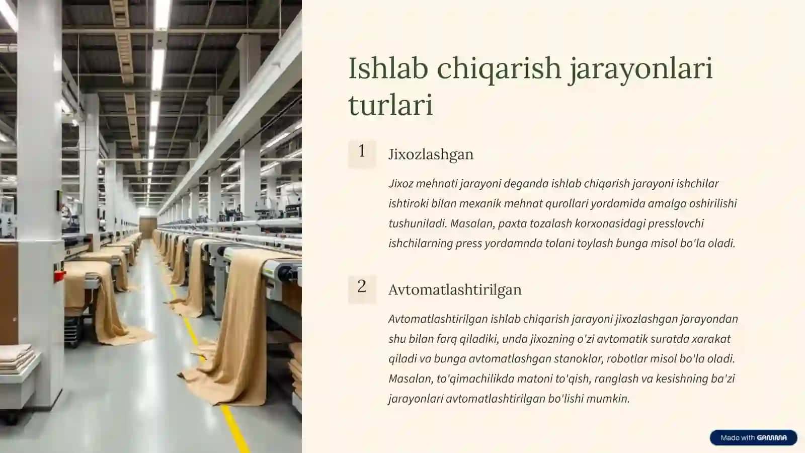 Mehnatning usul va uslublarini takomillashtirish 3