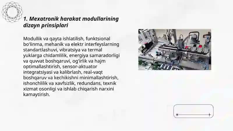 Mexatronik harakat modullari 3