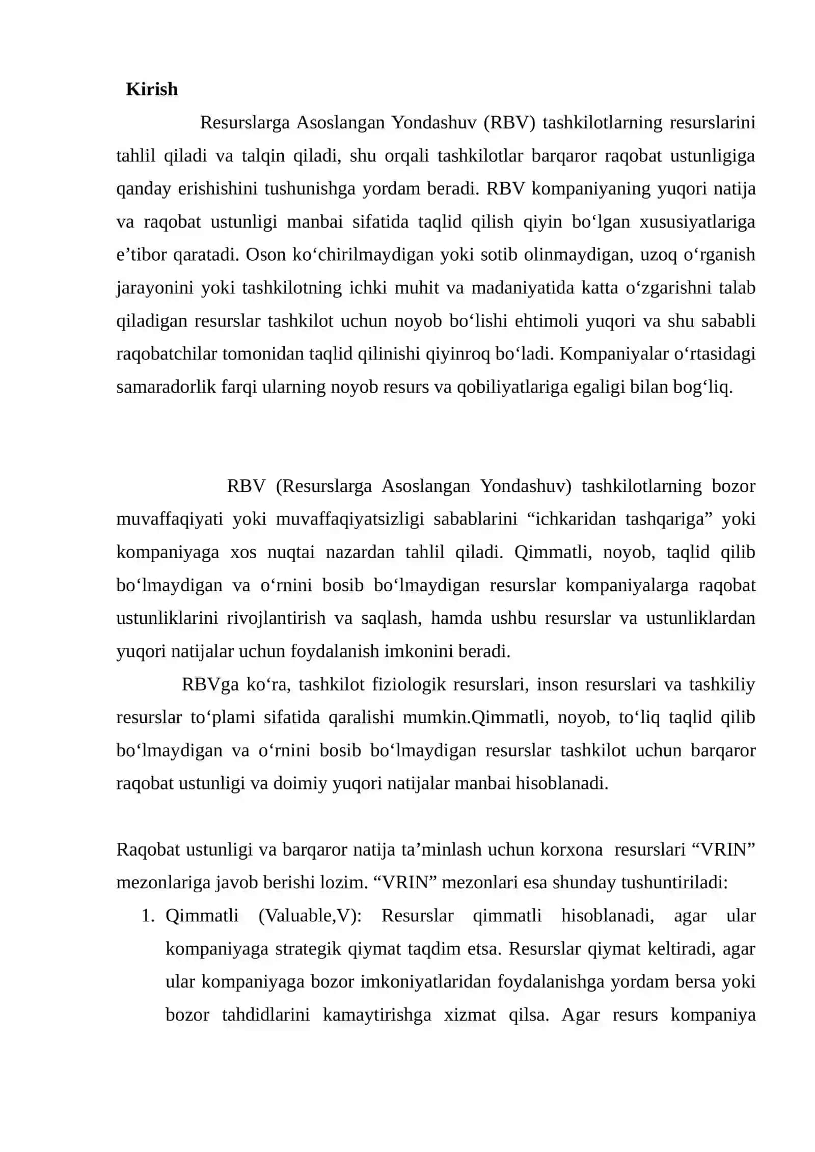 Resurslarga asoslangan yondashuv va raqobat ustunligi 3