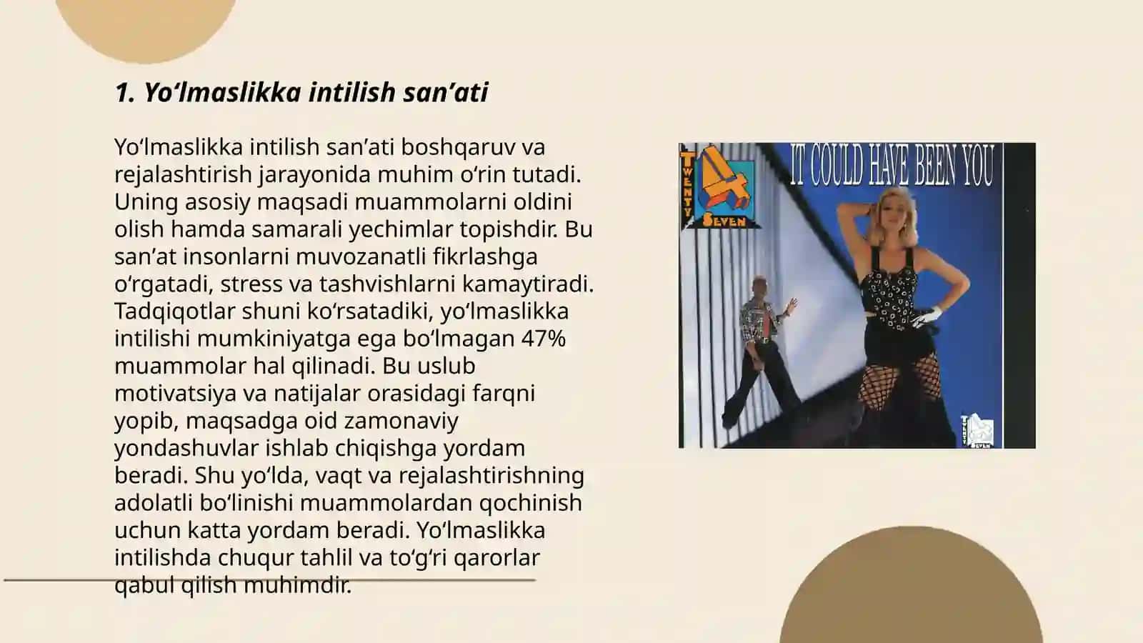 Yoʻlmaslikka intilish sanʼati 3