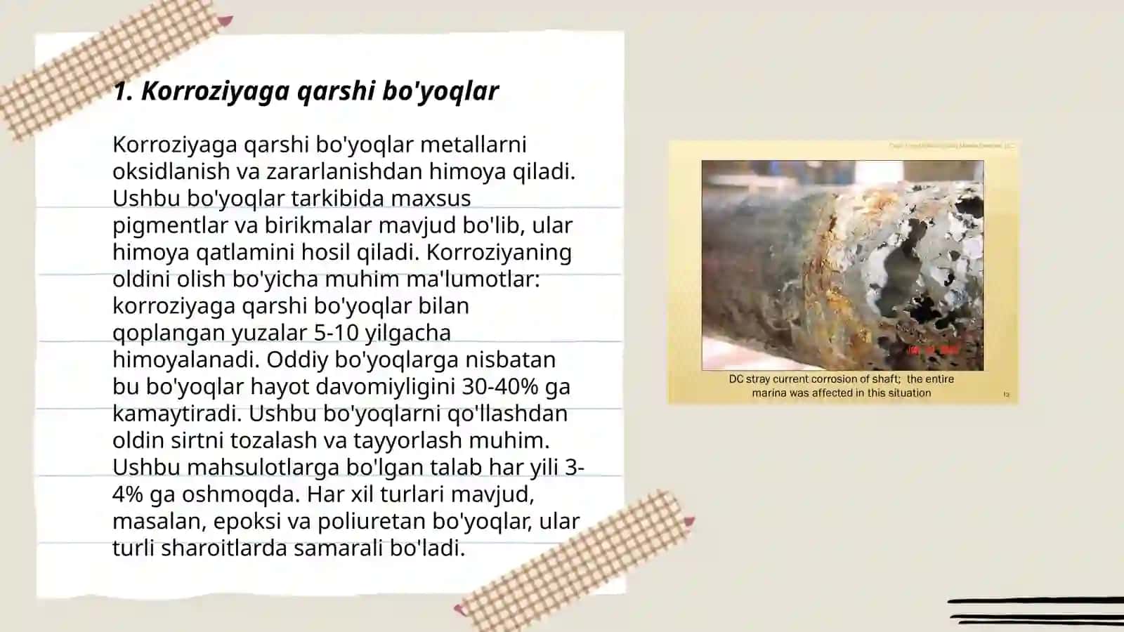 Mettallarni korroziyadan himoya qilish usullari 3