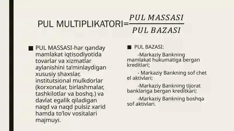 Pul multiplikatori va buyuk depressiya 3