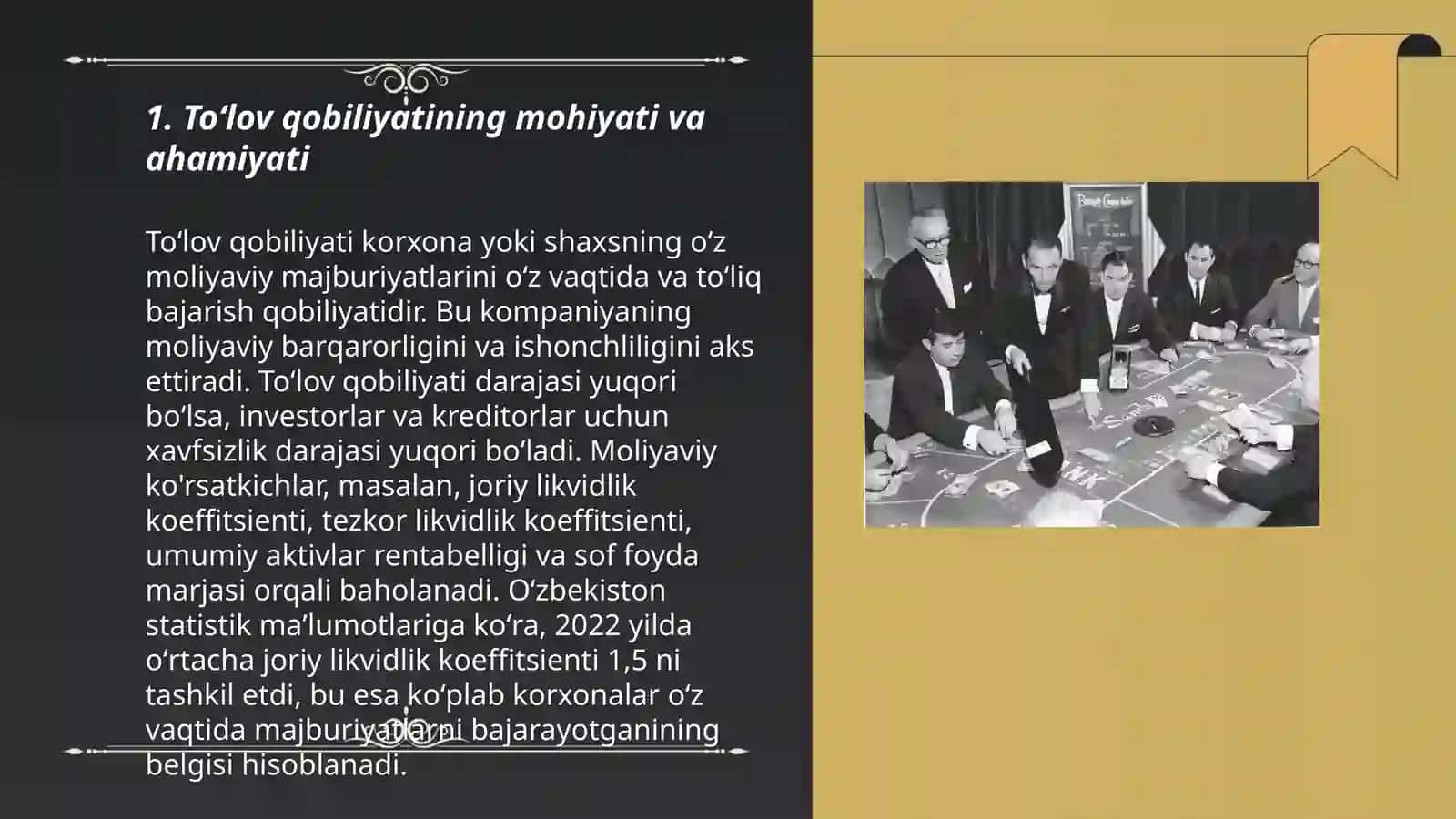 Toʻlov qobiliyati va likvidligini boshqarish 3