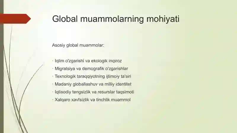 Globalmuammolarning falsafiy jihatlari 3