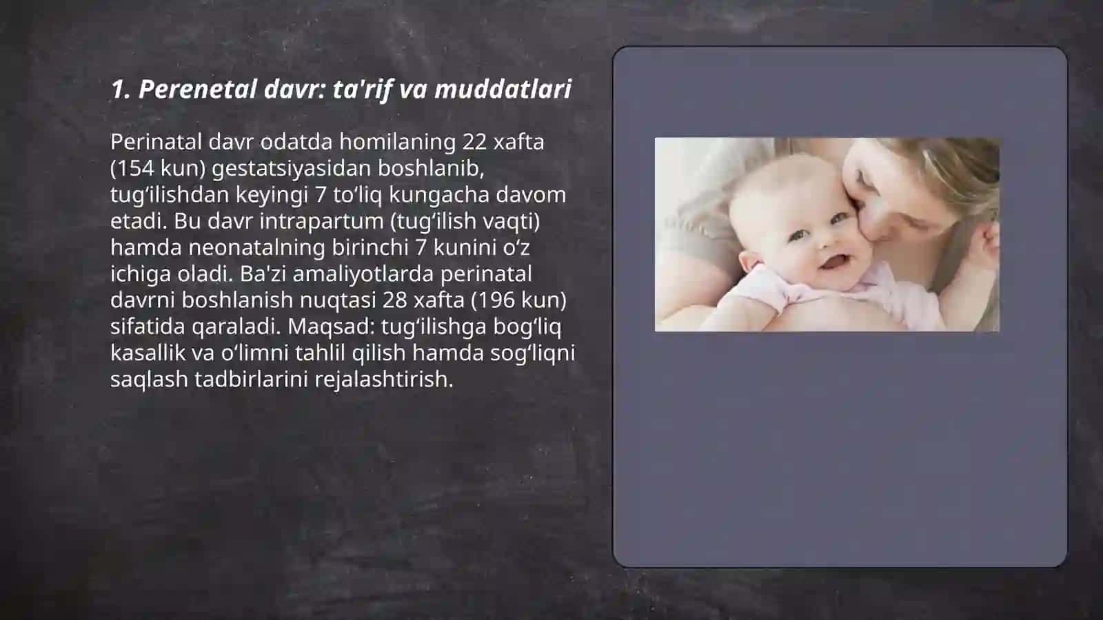 Perenetal davr 3